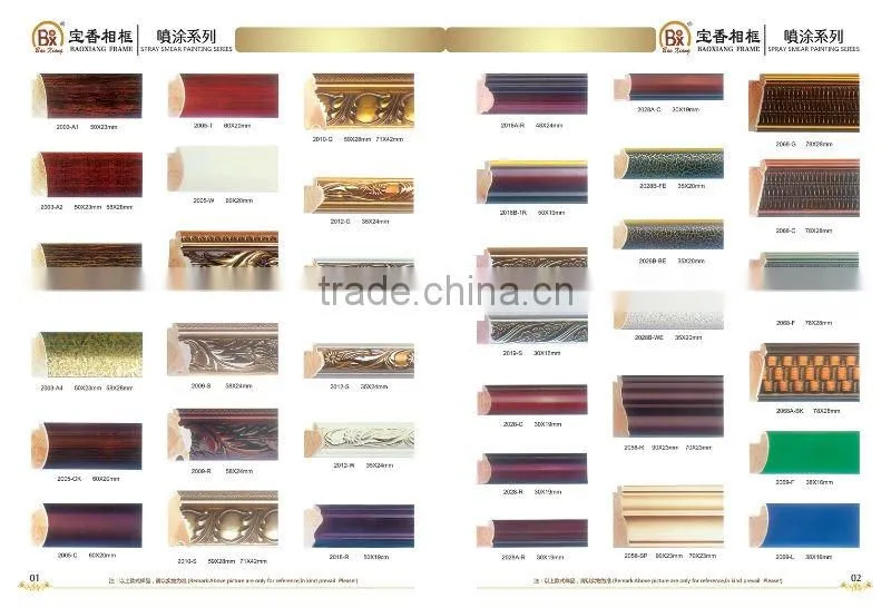 photo frame oil painting frame moulding wooden list for Arab frames