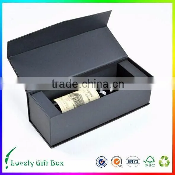 top sale high quality wine stopper with packaging, promotional luxury magnetic drawer wine box