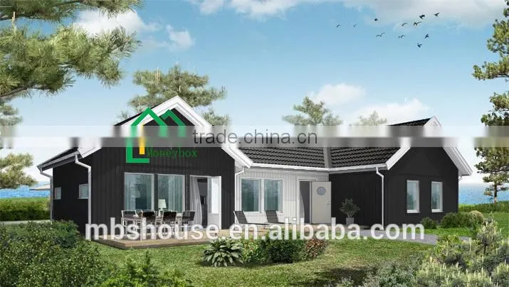 2015 Newest Modern style prefabricated house,light steel villa for the appartement