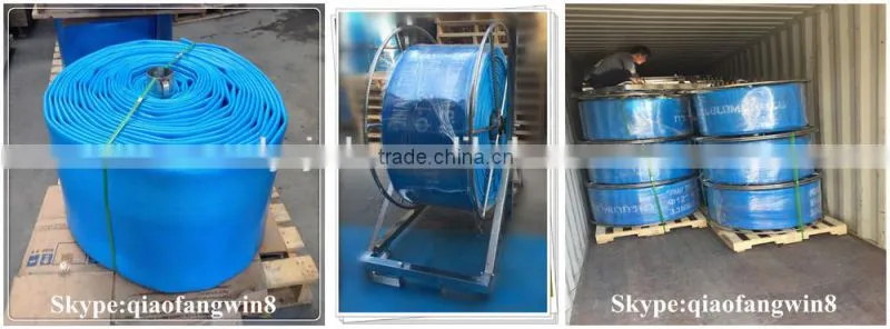PVC Nitrile Rubber lay flat flexible sewer hose pipe