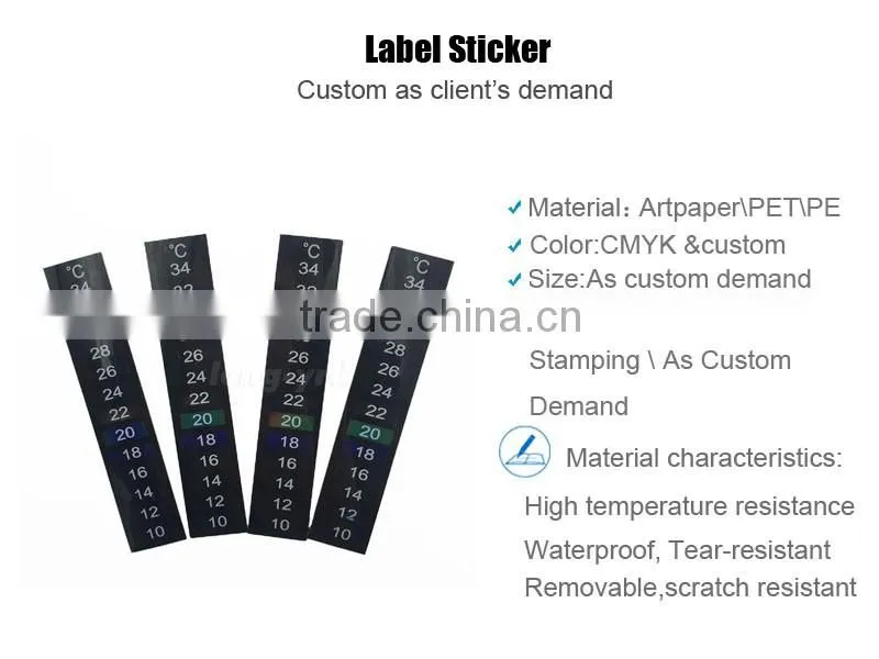 Temperature Sticker Custom Sticker,Window Decal Sticker