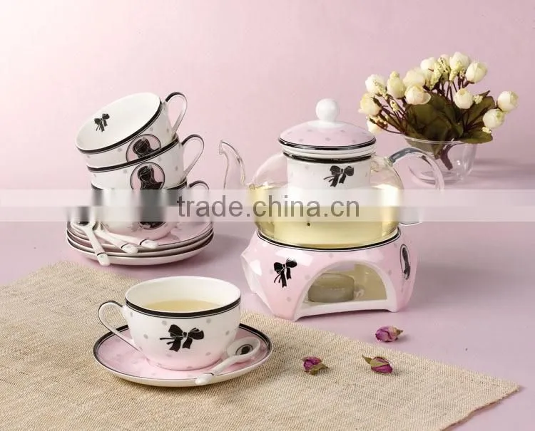 Good Quality Creative Customized Fancy Bone China Ceramics Tea Set