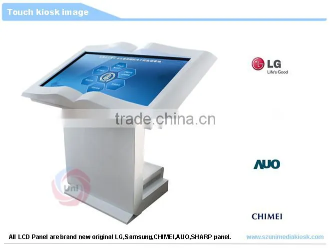 Smart wifi shopping mall HD 42" LCD touch screen interactive digital kiosk table