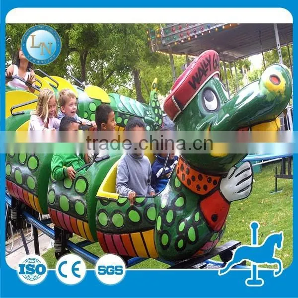 Cheap fun park amusement mini caterpillar roller coaster