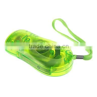 manual dynamo 3 led flashlight squeeze flashlight