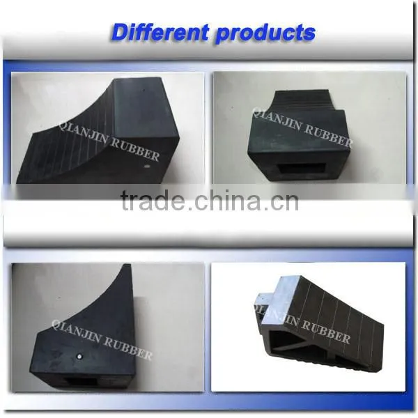 Aircraft rubber wheel stop/stopper