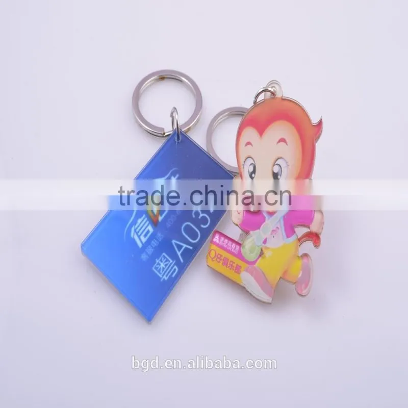 Wholesale cheap custom acrylic keychain