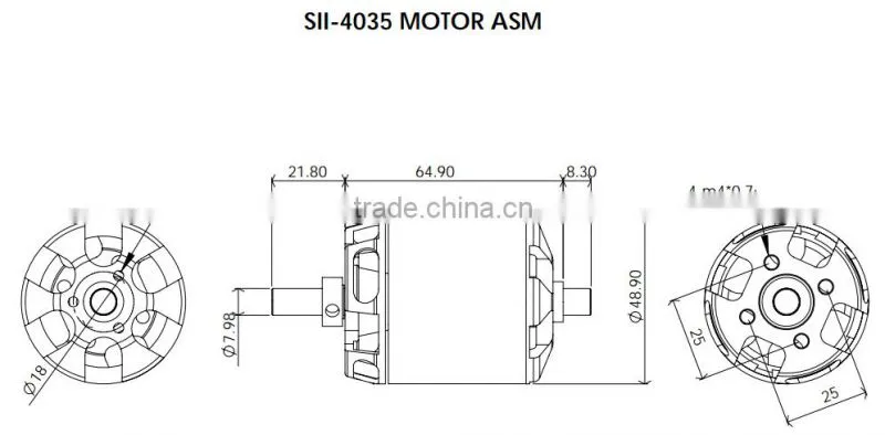Scorpion SII-4035-380KV Motor for Aeroplane