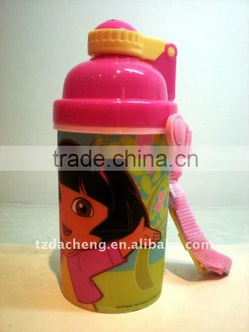3D plastic water bottle