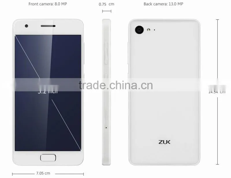 ZUK Z2 Pro 4G Smartphone 5.2 inch Android 6.0 4GB RAM 64GB ROM Snapdragon 820 64bit Quad Core 2.15GHz 13MP + 8MP Cameras