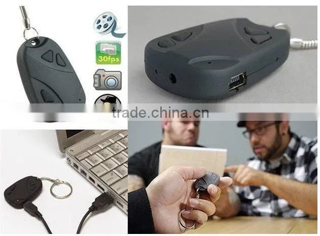808 Key chain spy camera hidden