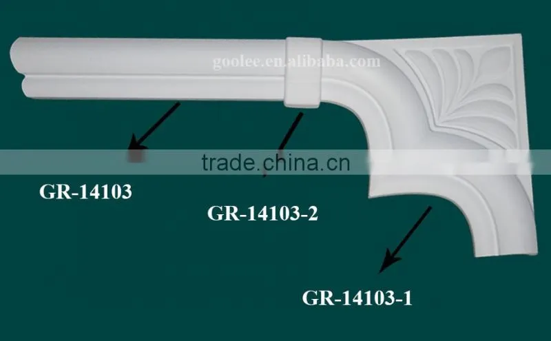 Polyurethane unique decorative accessories for house interior