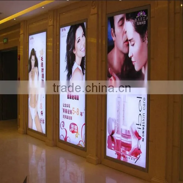 Energy Efficient 2015 LED Aluminum poster snap frame