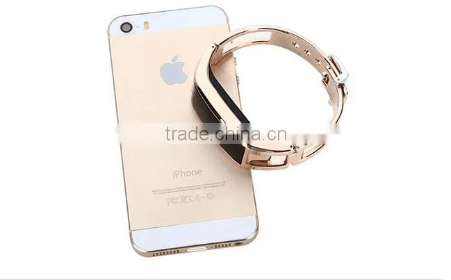 2016 New Fashion Metal Alloy Bluetooth D8 Smart Bracelet With Pedometer D8 Smart Bracelet Watch