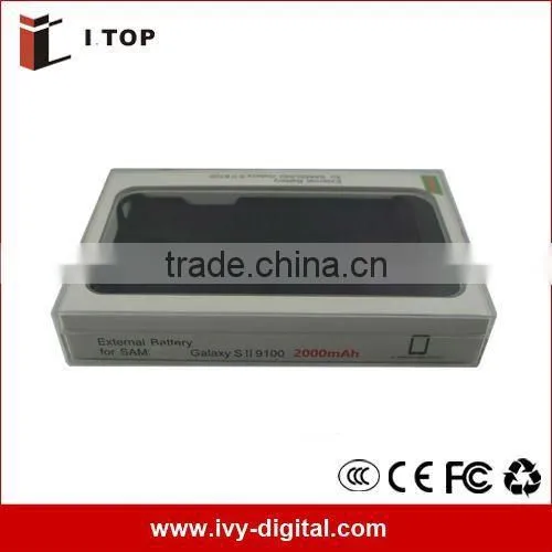 HOT SELL External battery for samsung galaxy S2 i9100