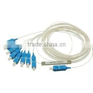 Steel Mini Tube Fiber Optic PLC Splitter 1x8 1x16 1x32