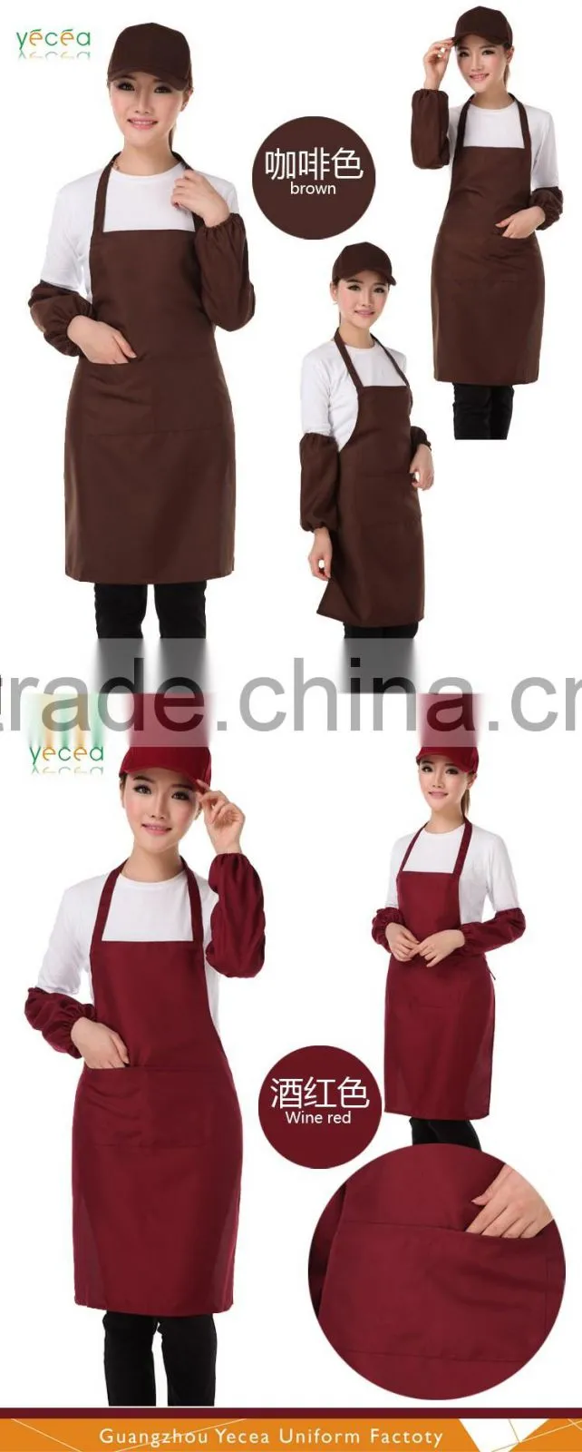 2016 Cotton/PVC Stripe Pattern Chef Apron in cooking/cleaning/garden industry uniform wholesale&Customisation logo