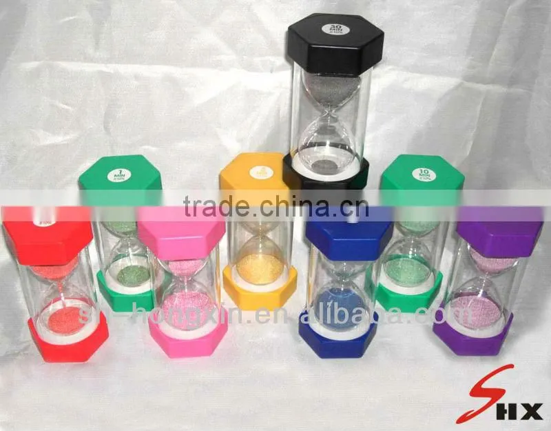 3 minutes plastic teeth brush sand timer