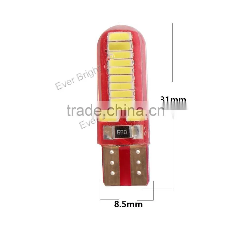 China 2016 new products 4014 auto led light T10 led light bulb high bright led 12v