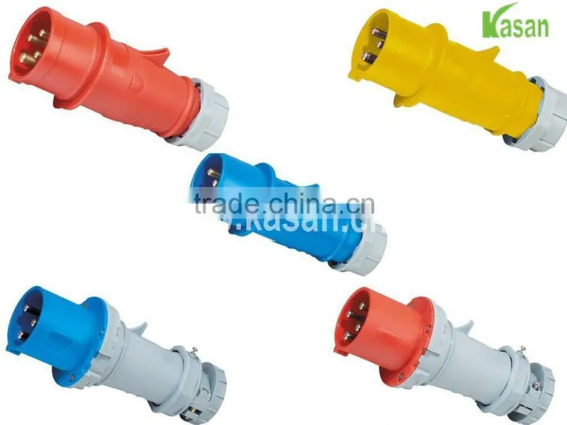 IP67 CEE 3 Pins Plastic Industrial Coupler