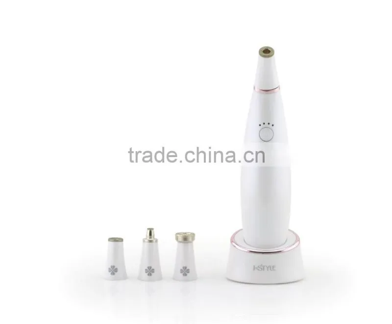 J-Style fashionable facial massager to remove bad skin digital beauty studio machine with diamond tips