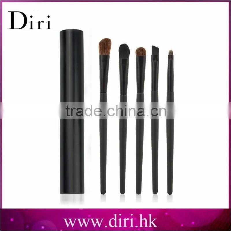 Fashionable High Quality Small Black Makeup Brush Set
