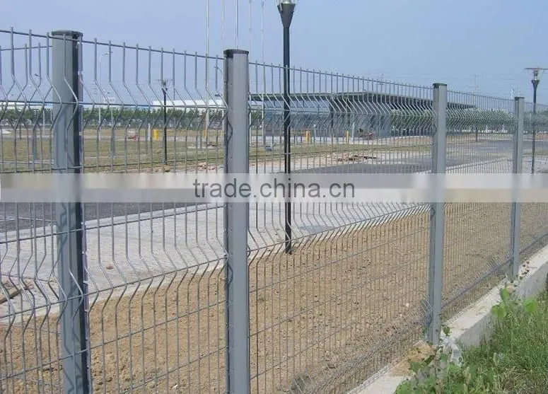 easily assembled Peach post PVC coated fence panel