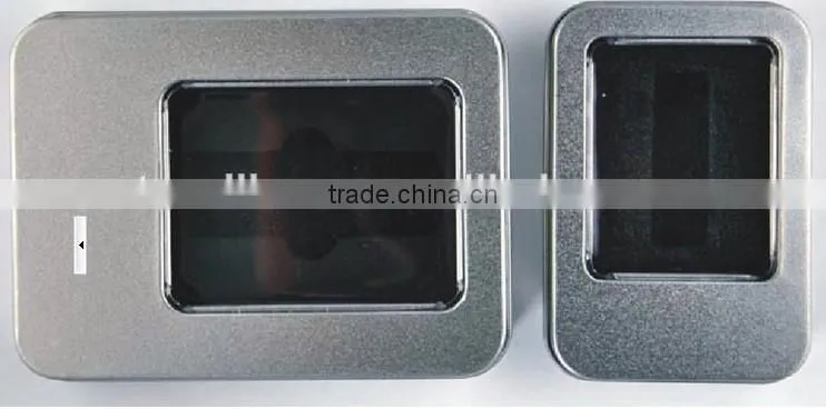 Rectangular tin box tin container tin can