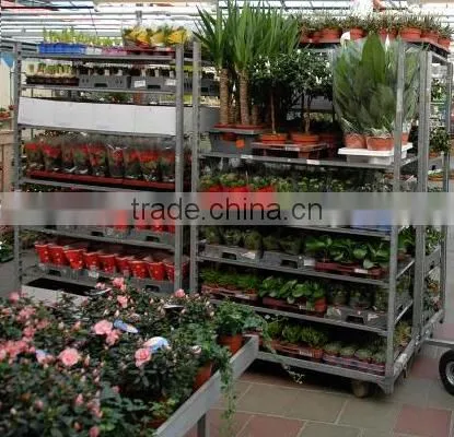 Flower Trolley/Goods Carrying Trolley/Storage Cargo Shelf