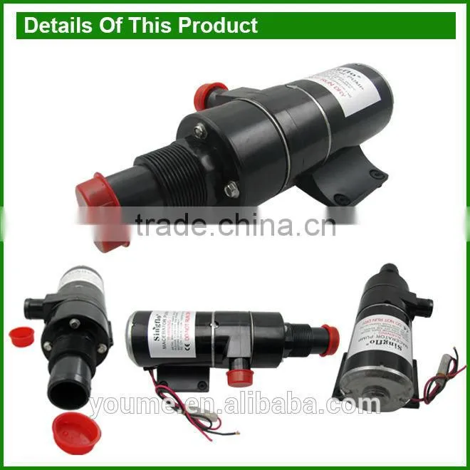 Singflo 49.2lpm toilet/sewage 12v macerator pump
