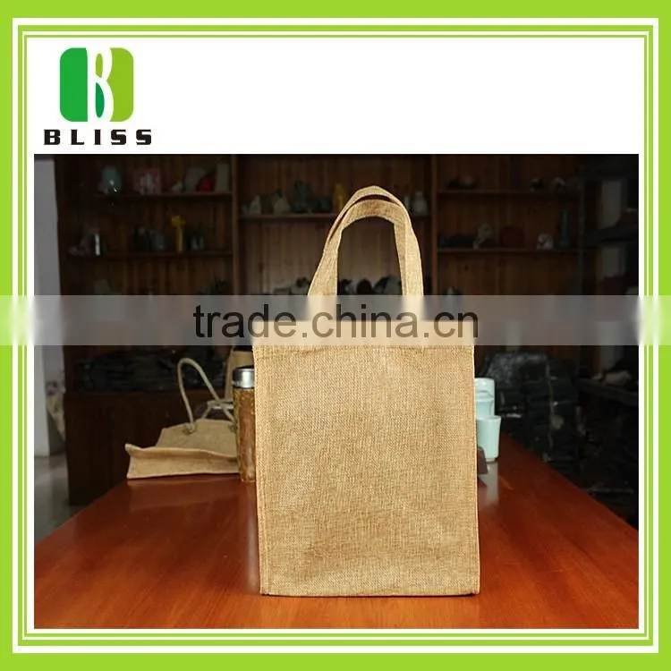 China manufacture recycled foldable jute shopping bag
