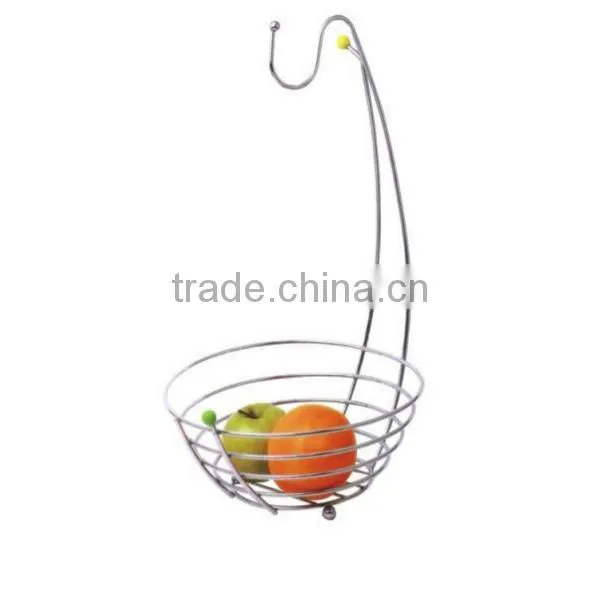 Chrome Fruit Bowl Basket