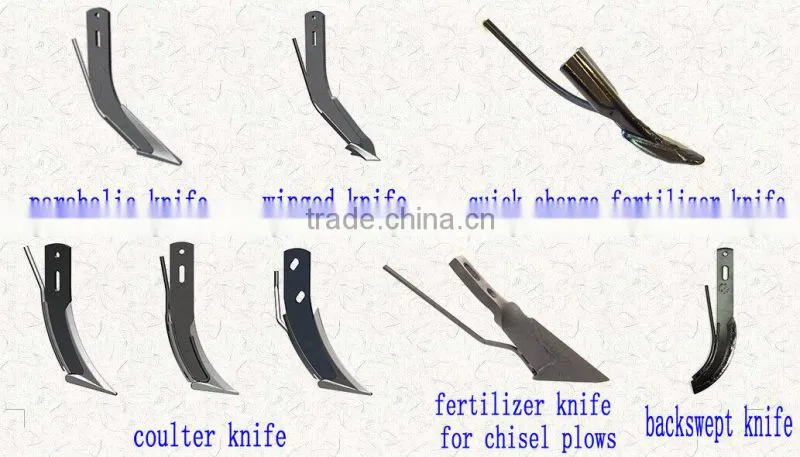 Customized tillage tools fertilizer knife