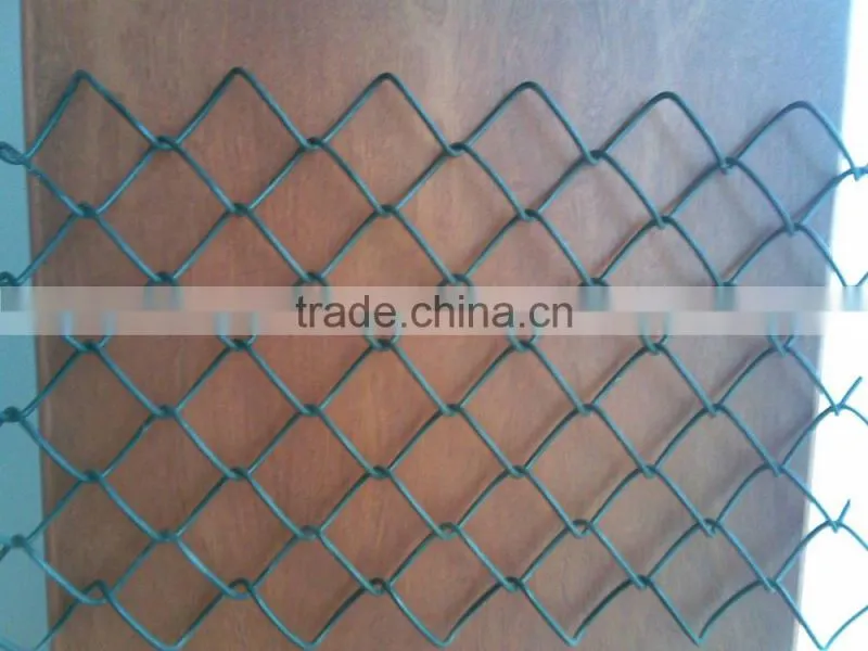 Wholesale Easy to relocate & stackable galvanized chain link fence/PVC Coated Chain Link Fence