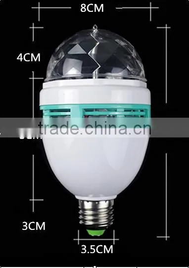 Mini Roating E27 Led Light Bulb