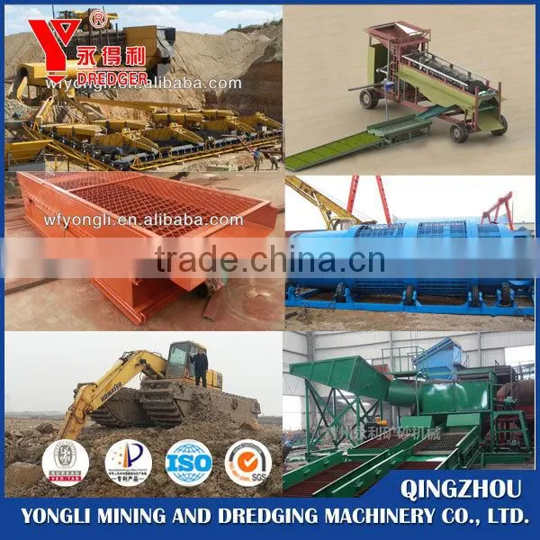 NEW Chain Bucket Gold Dredger /mini gold dredger for sale/Small sand mining gold dredger
