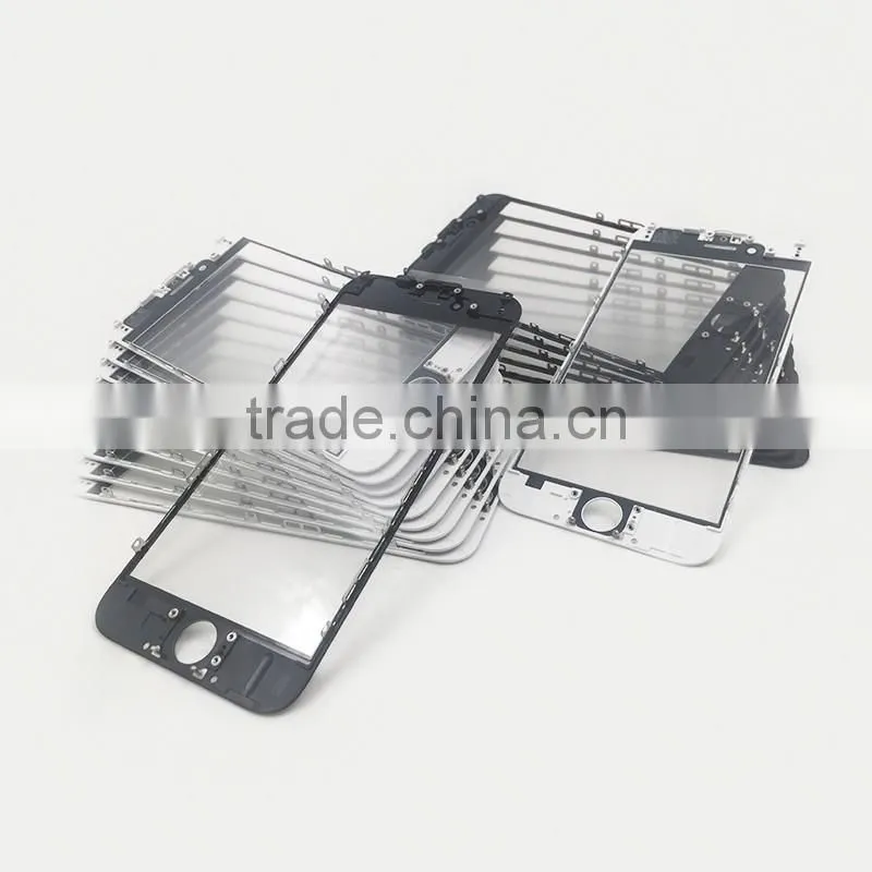 2017 Factory supply quality 3 in 1 Assembled cold press glue frame glass with oca assembly for iphone 7
