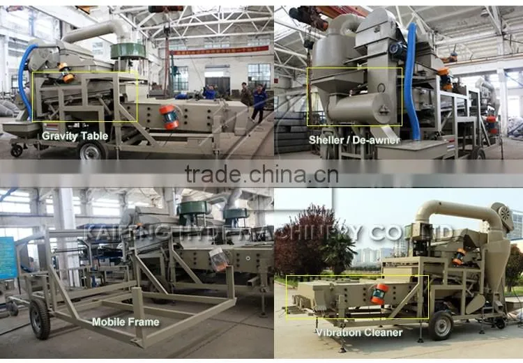 5XZF Mobile combined soybean seed cleaner for Beans cleaning