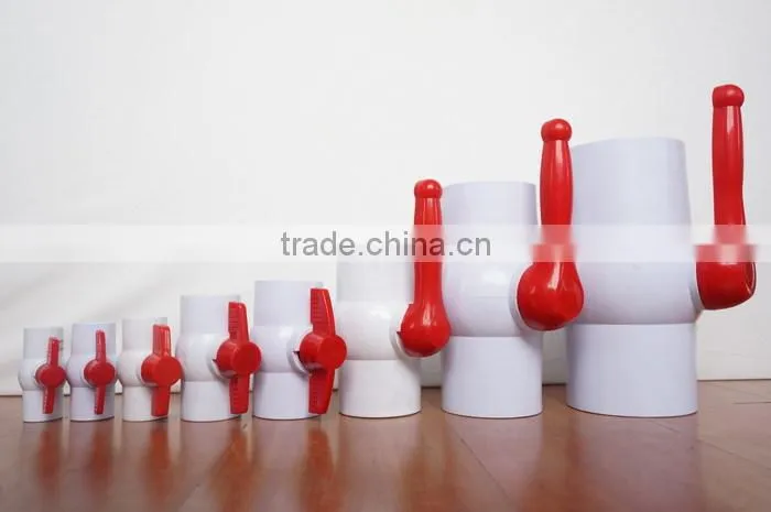 PVC DOUBLE UNION SPECIAL HANDLE BALL VALVE