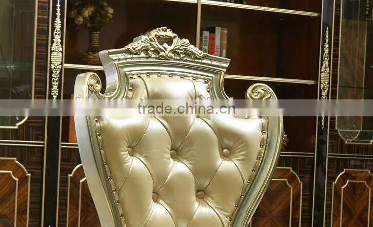 BISINI European Classic Dining Room Sets, Exquisite Carved Dining Table & Chairs Set, Round Dining Table and Chairs (BF01-ML017)