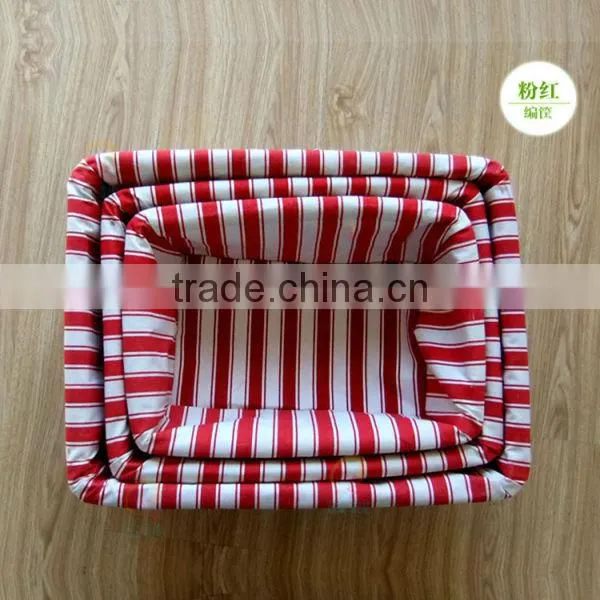 2014 new design natural wicker basket liners with handles