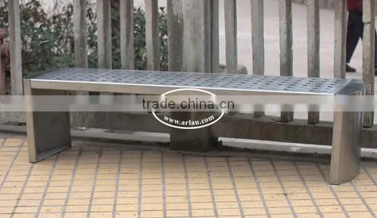 Arlau Cast Aluminum Outdoor Patio Furniture,Custom Cast Iron Bench Ends,Perforated Metal Mesh