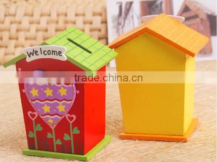 2015 refined lovely wooden money saving boxes