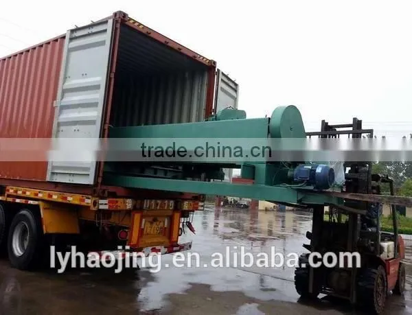 peeling machine with cutting in plywood factory
