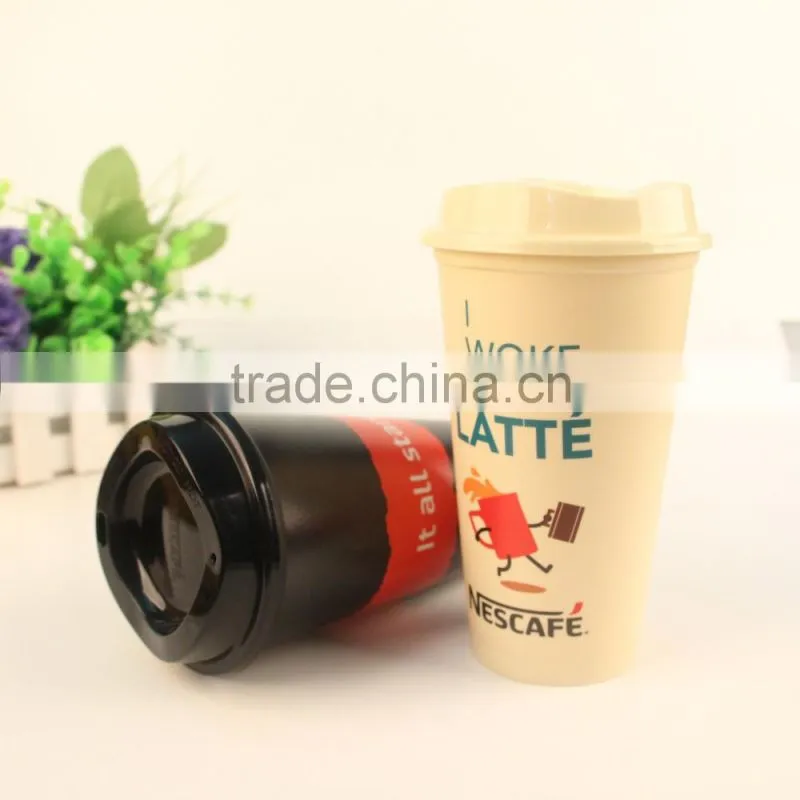 PP material wholesale plastic reusable coffee cups