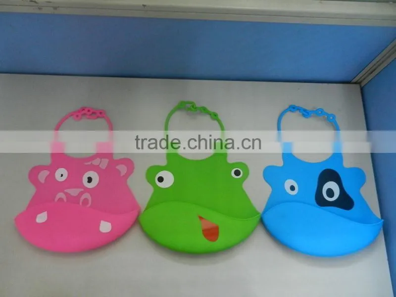 FDA Food Grade Various Animal Design Silicone Baby Bib