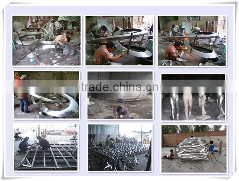 Unique practical metal letter sculpture for decoration