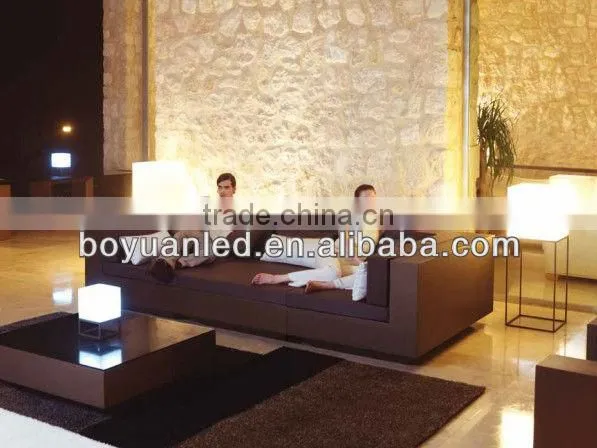 2013 fashion design 20cm LED RGB cube with touch controller