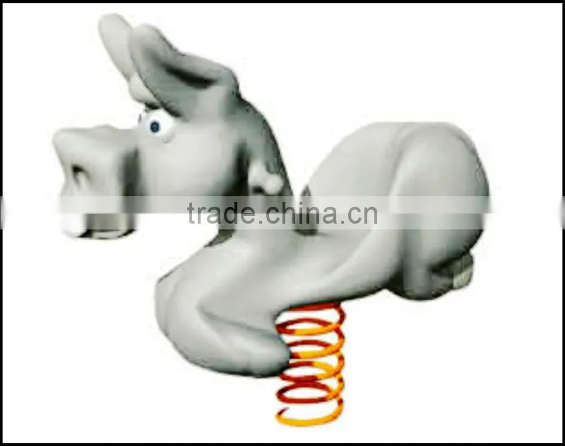 (HC-16702)2013 HIGH QUALITY COMMERCIAL PLASTIC TOY ROCKING HORSE