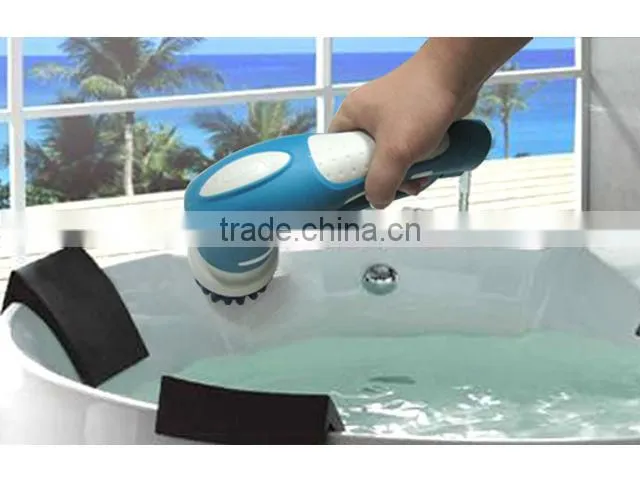 Electric cleaning brush, rechargeable cleaning brush, battery operated cleaning brush